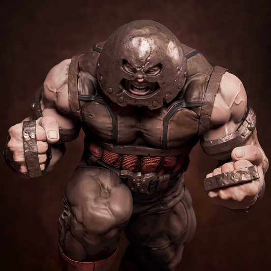 Juggernaut (Marvel Comics) 3D Print File: Unstoppable Force STL - 1:9 & 1:6 Scale Options - Ready-to-Print, Split, Pre-Supported