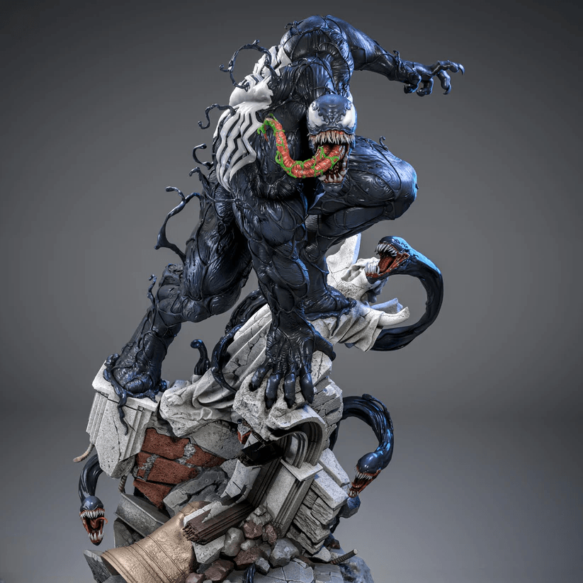 Embrace the Darkness: Venom STL Model from Marvel Comics!