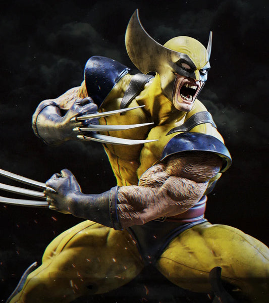Wolverine - Logan | Pre-Supported High-Detail STL File for 3D Printing | Iconic Marvel Hero