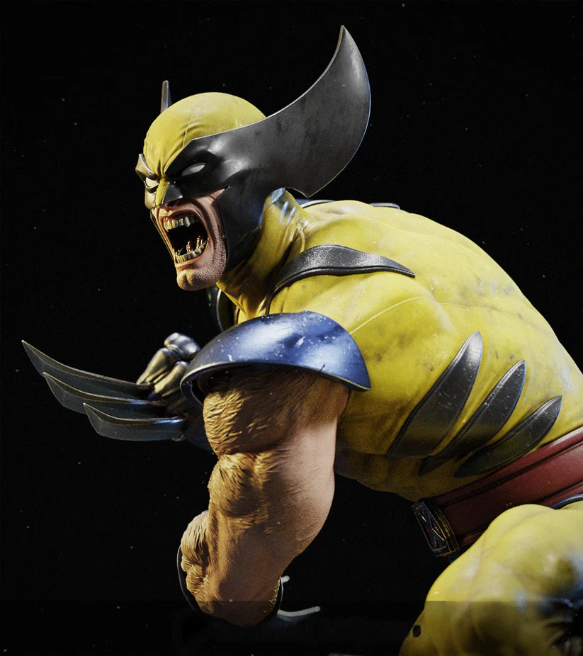Wolverine - Logan | Pre-Supported High-Detail STL File for 3D Printing | Iconic Marvel Hero