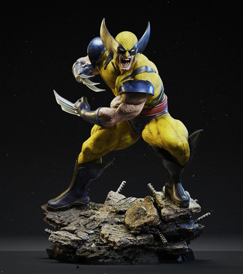 Wolverine - Logan | Pre-Supported High-Detail STL File for 3D Printing | Iconic Marvel Hero