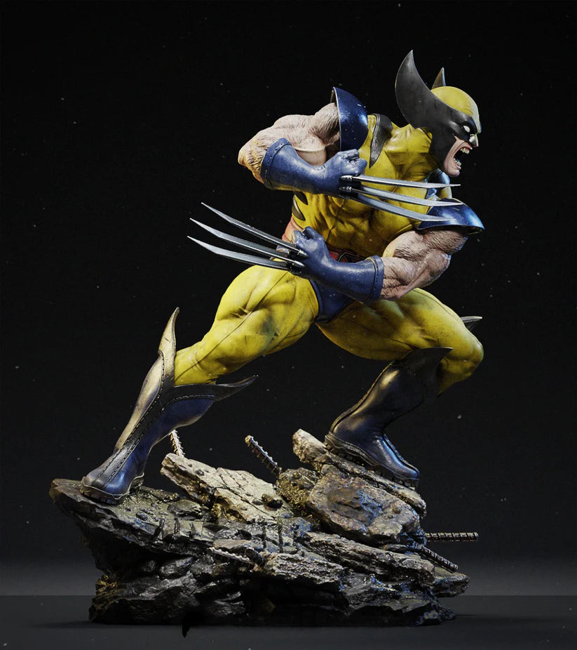 Wolverine - Logan | Pre-Supported High-Detail STL File for 3D Printing | Iconic Marvel Hero