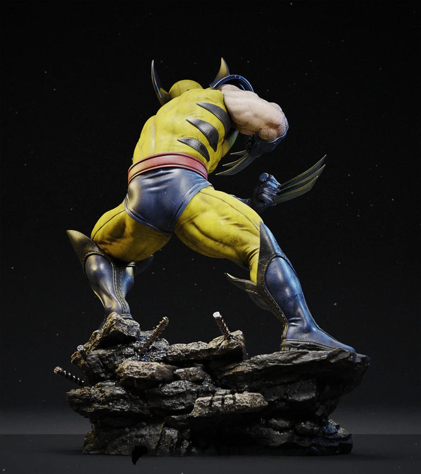 Wolverine - Logan | Pre-Supported High-Detail STL File for 3D Printing | Iconic Marvel Hero