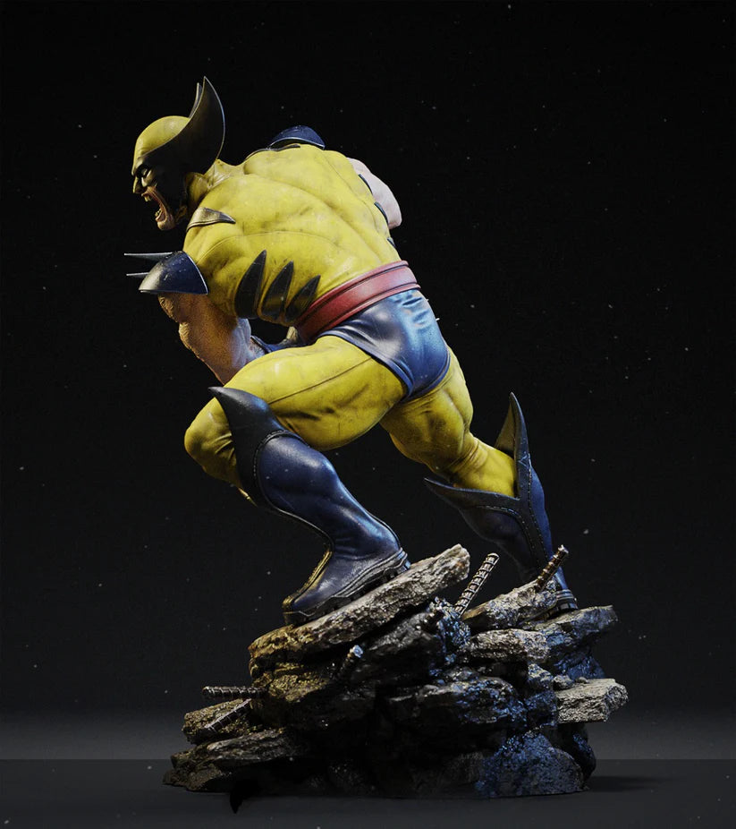 Wolverine - Logan | Pre-Supported High-Detail STL File for 3D Printing | Iconic Marvel Hero