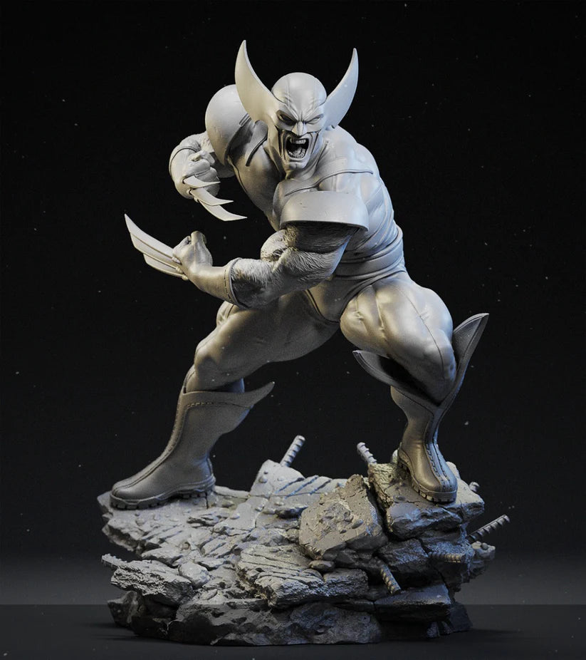 Wolverine - Logan | Pre-Supported High-Detail STL File for 3D Printing | Iconic Marvel Hero