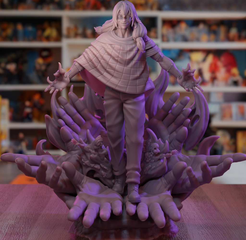 Mahito – Jujutsu Kaisen STL 3D Print Model | Cursed Spirit | Anime Villain | Digital Download