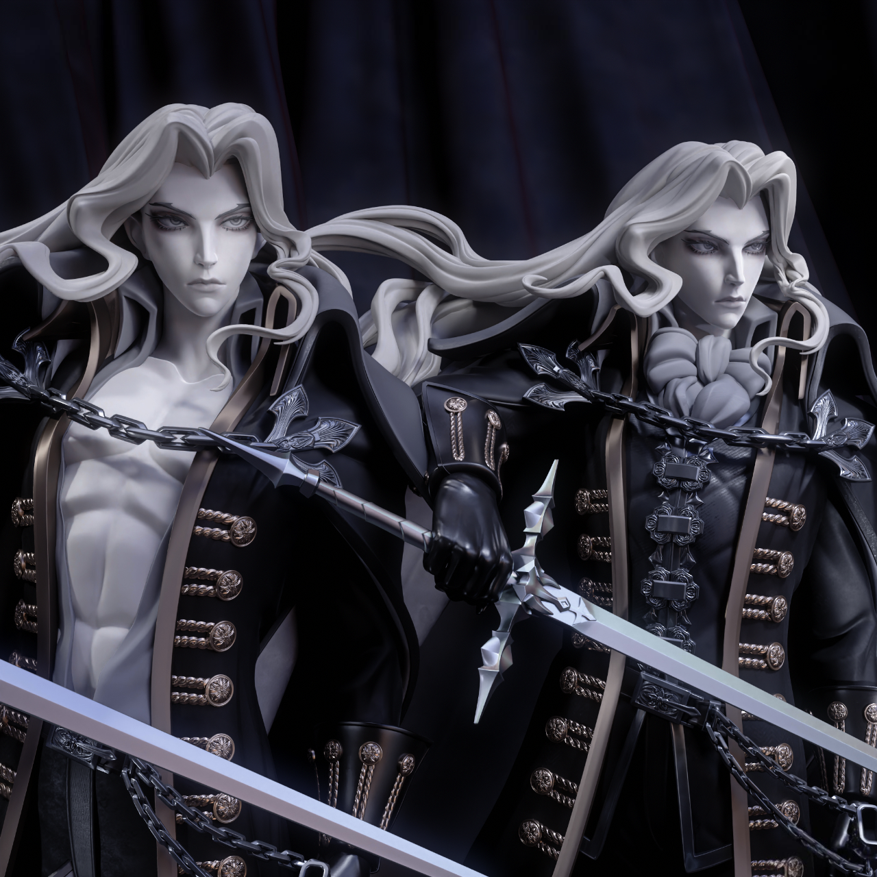 Alucard 3D Printable Figurine | Castlevania STL & LYC Files
