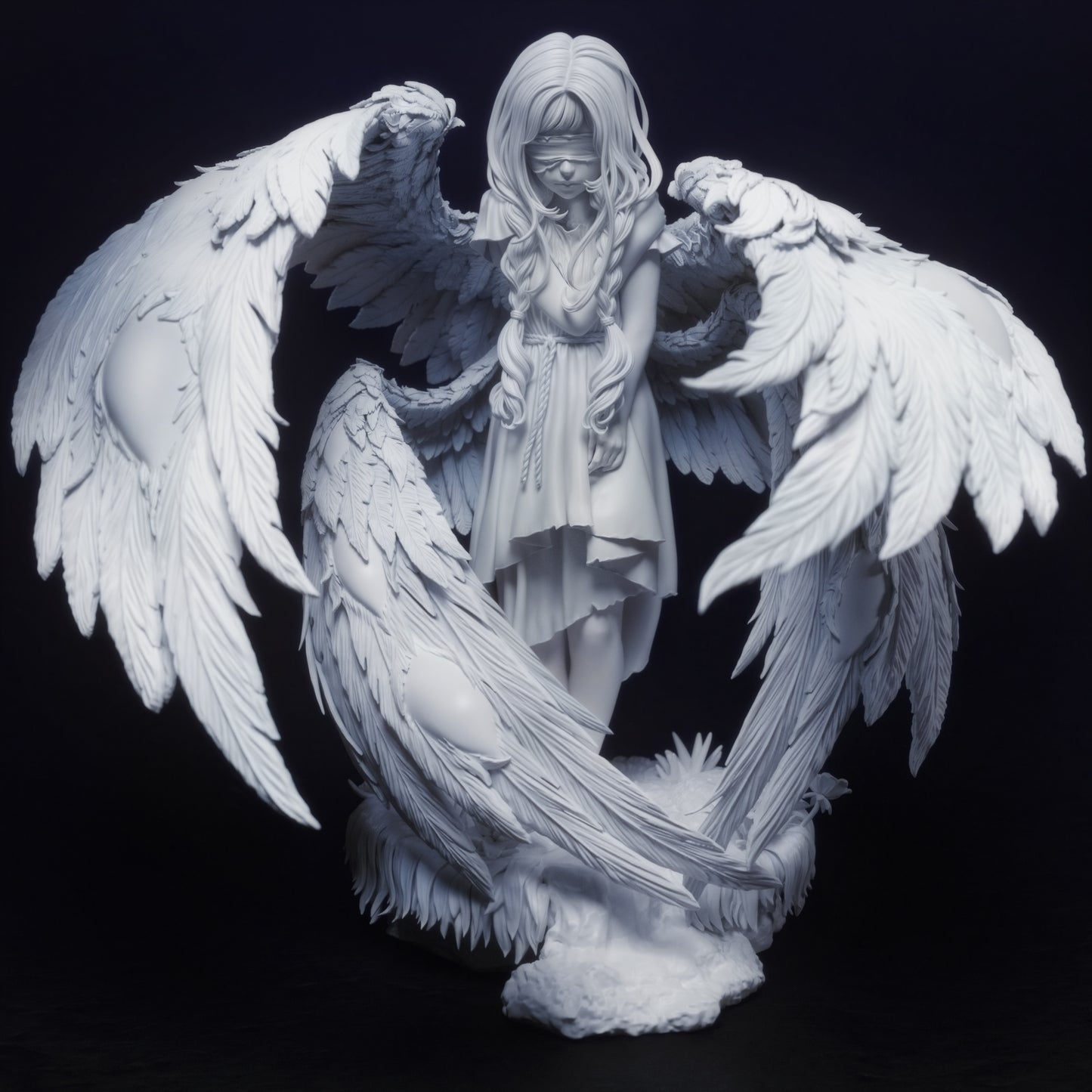 Seraphim STL 3D Model – 1:6 Pre-Supported & 1:9 Uncut / Split
