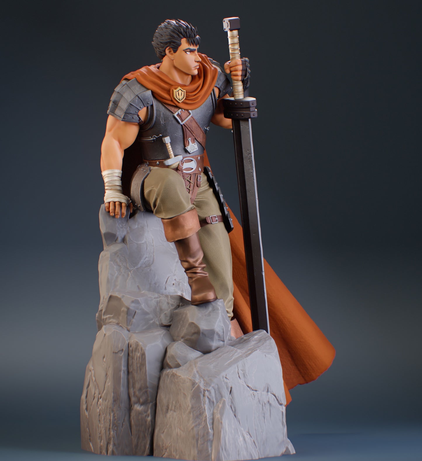 Guts - Berserk: Golden Age Arc | 1/8 Scale 3D STL Printable Model