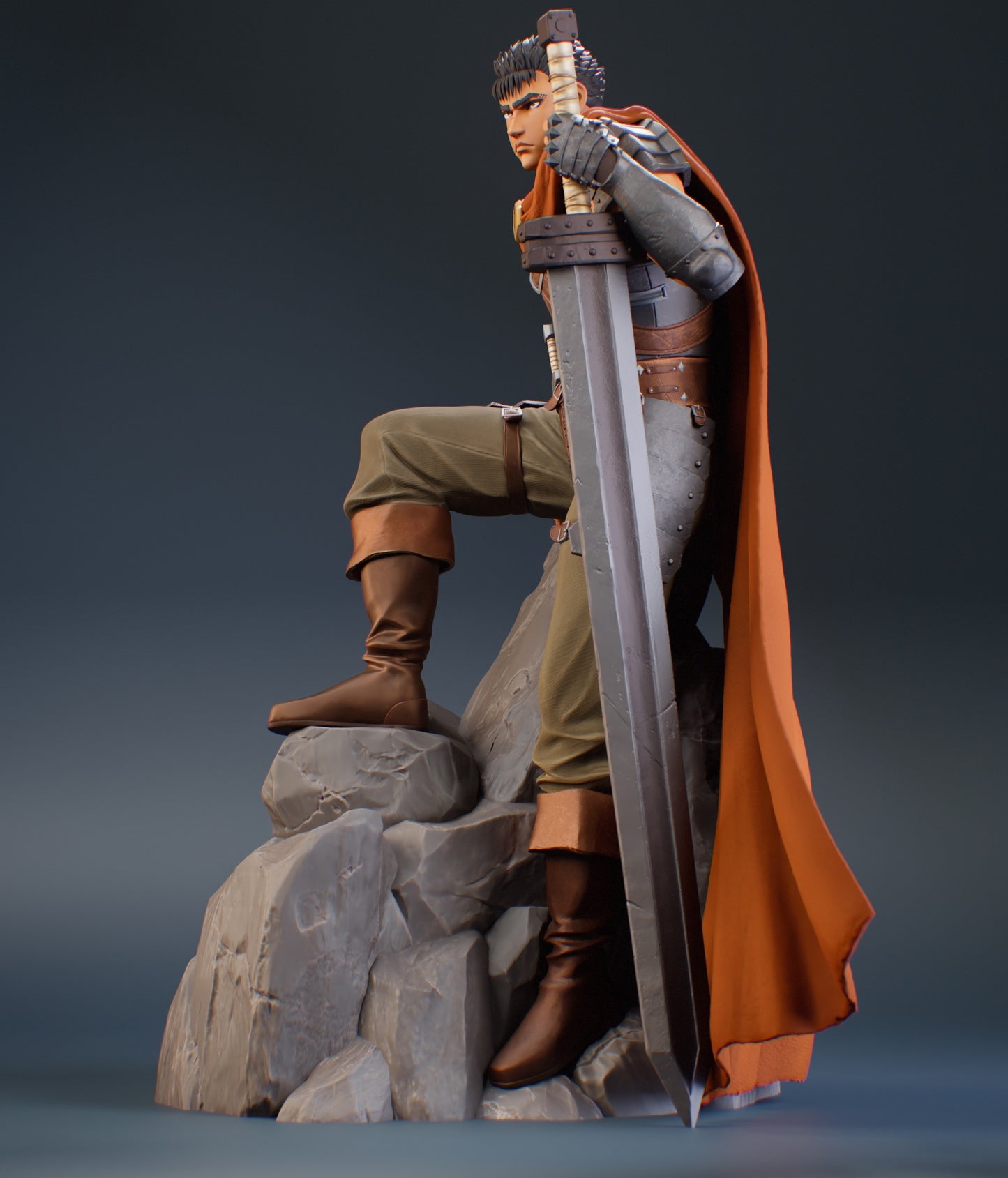 Guts - Berserk: Golden Age Arc | 1/8 Scale 3D STL Printable Model