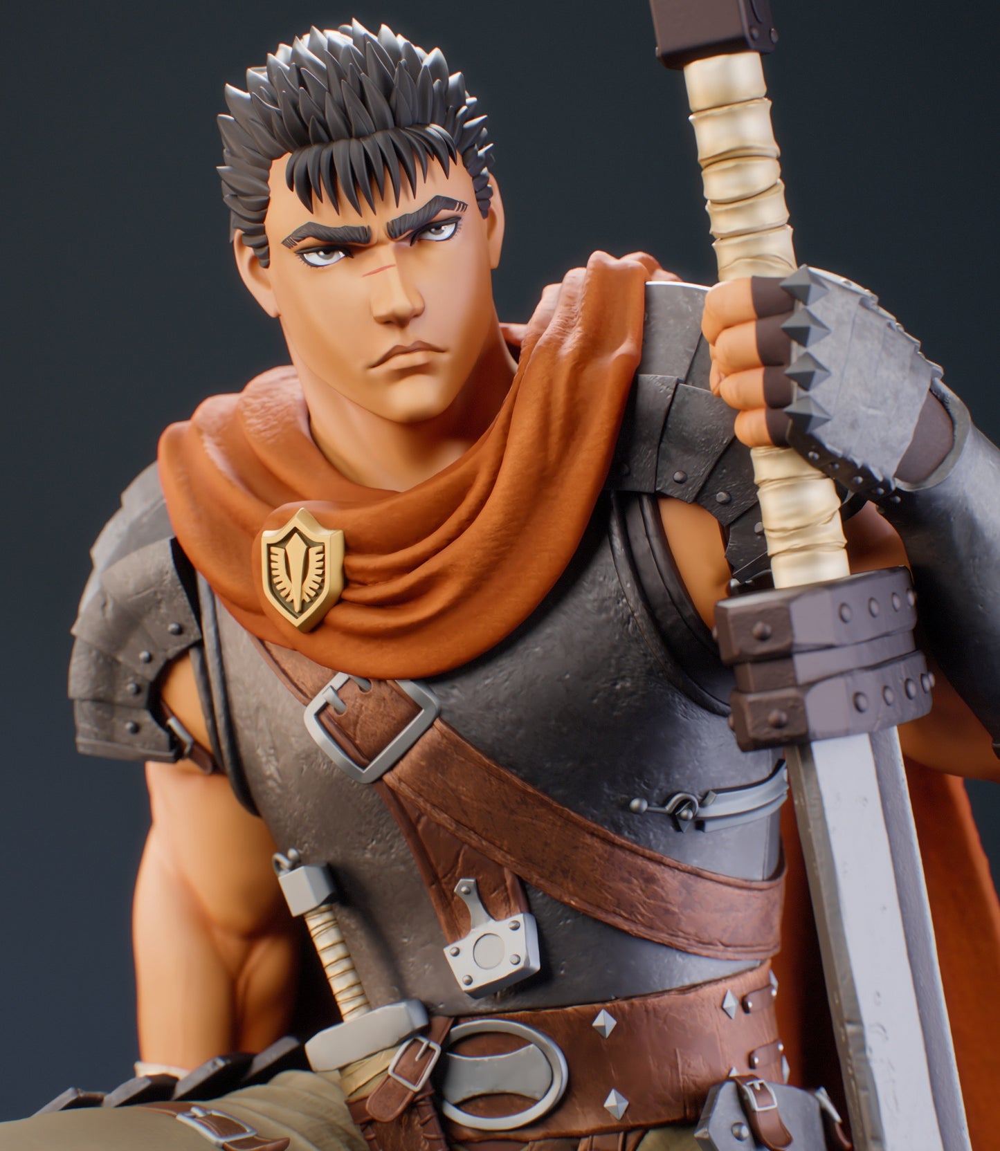 Guts - Berserk: Golden Age Arc | 1/8 Scale 3D STL Printable Model