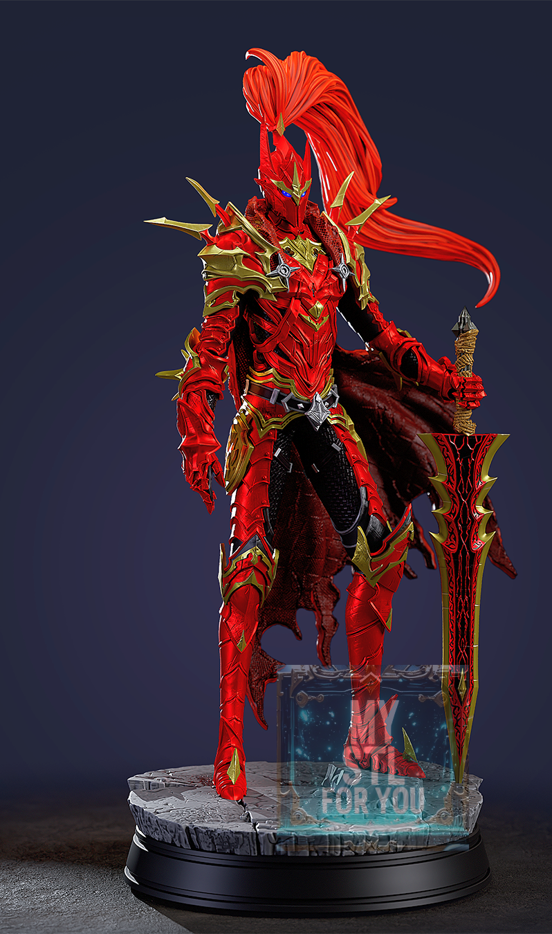 Igris (Solo Leveling) 1/10 Scale Statue | Pre‑Supported STL | Diorama Base