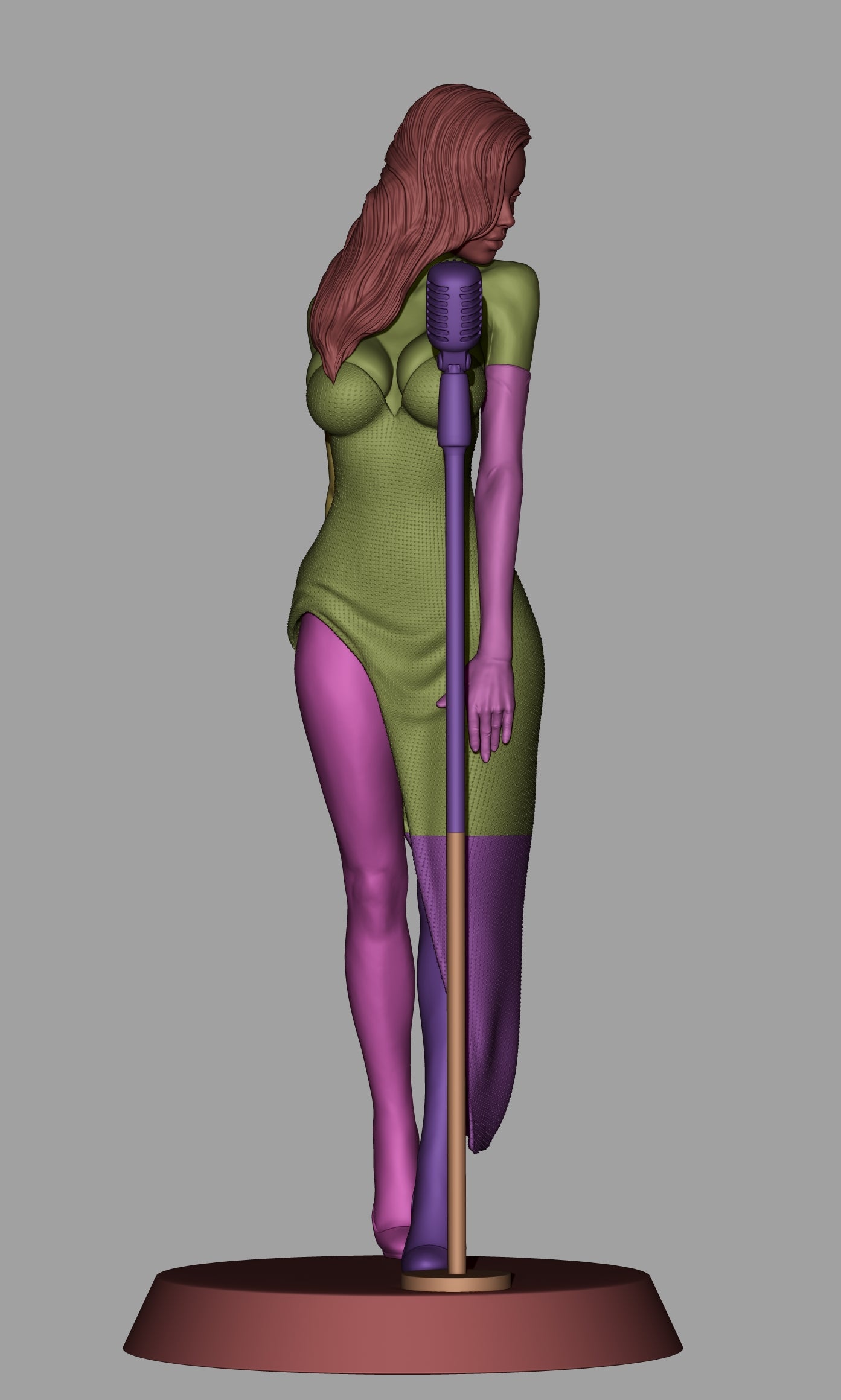 Jessica Rabbit STL File – 1/6 & 1/9 Scale + Uncut Version | Pre-Supported & Split for Easy 3D Printing