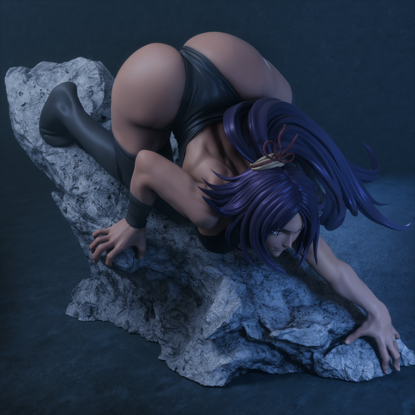 Yoruichi Shihoin STL File – Shunko Form & Cat | 1/6 & 1/9 Scale