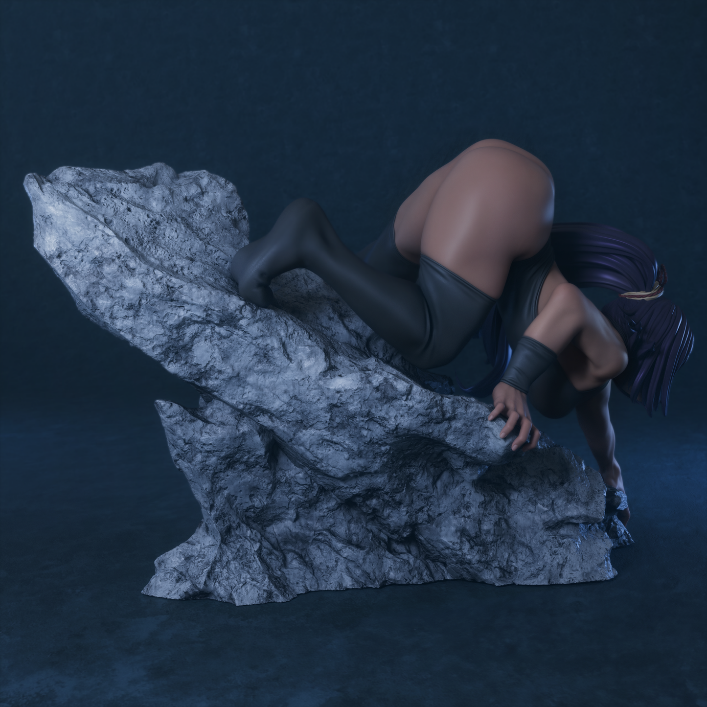 Yoruichi Shihoin STL File – Shunko Form & Cat | 1/6 & 1/9 Scale