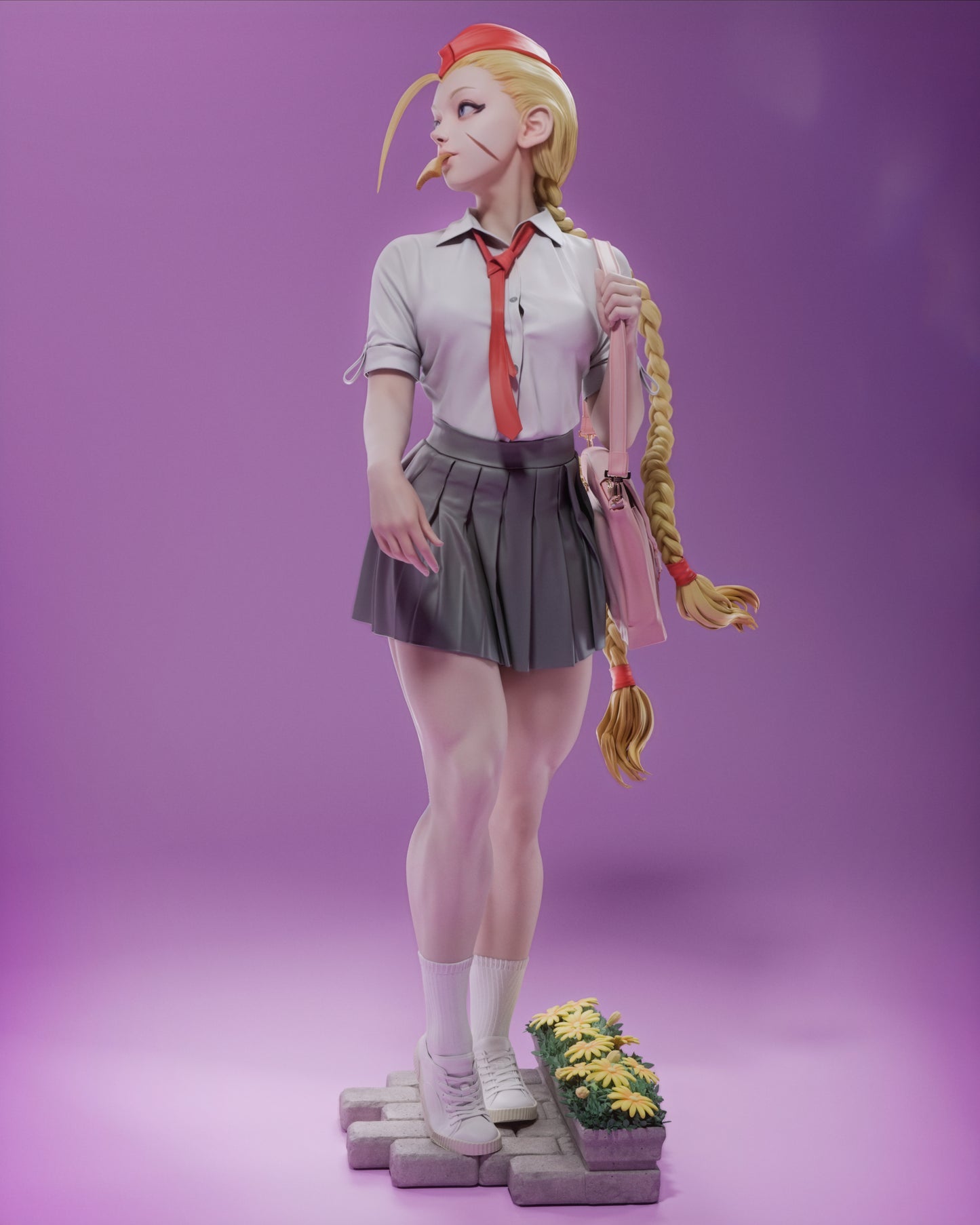Cammy – Street Fighter Inspired STL Figure | 1/6 & 1/9 Scale | Split, Pre-Supported & Uncut Versions