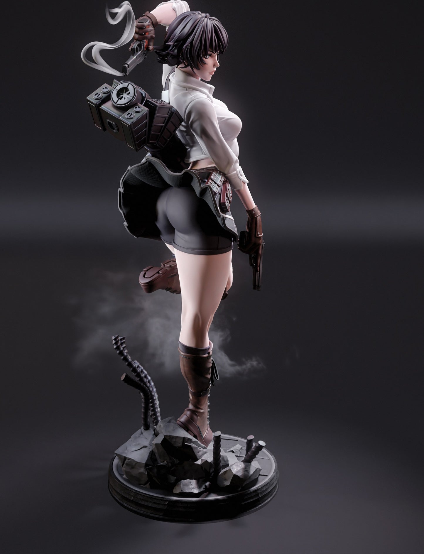 Lady (Devil May Cry 3) 3D Print Model - Pre-Supported & Uncut STL/LYS