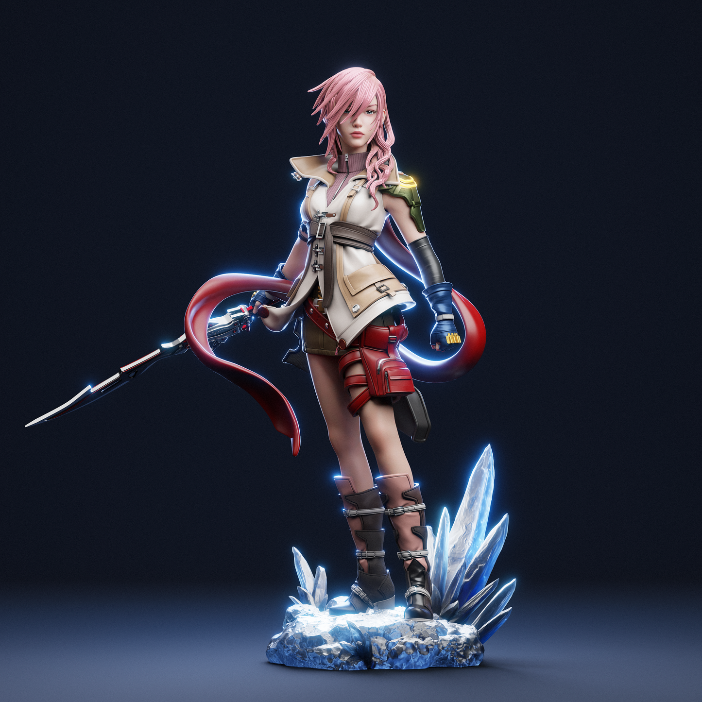 Lightning – Fantasy Warrior 3D STL Model | 1/6 Split, 1/6 Pre-Supported, 1/9 Split & 1/9 Uncut