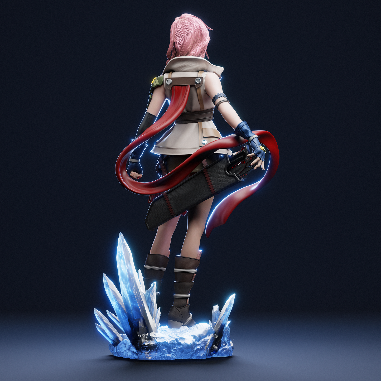 Lightning – Fantasy Warrior 3D STL Model | 1/6 Split, 1/6 Pre-Supported, 1/9 Split & 1/9 Uncut