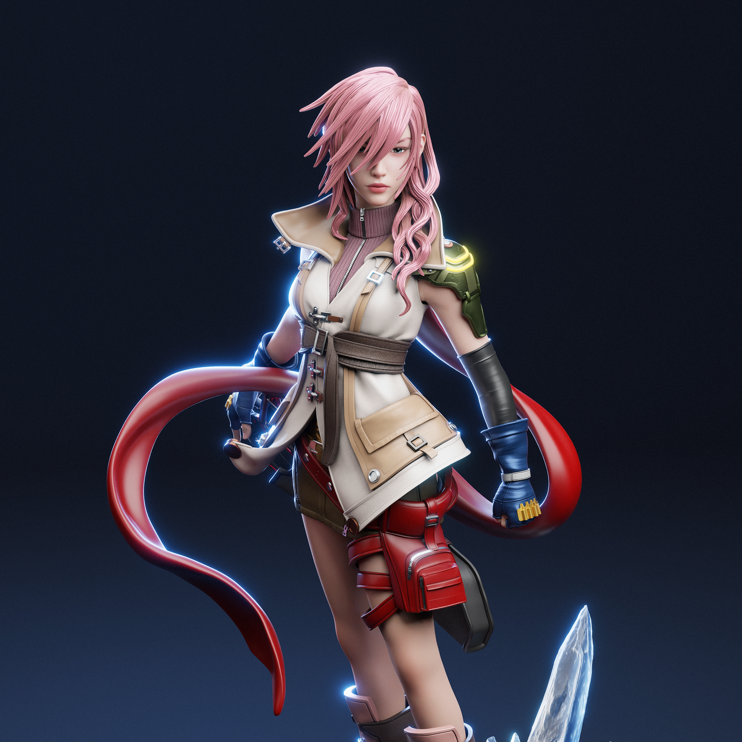 Lightning – Fantasy Warrior 3D STL Model | 1/6 Split, 1/6 Pre-Supported, 1/9 Split & 1/9 Uncut