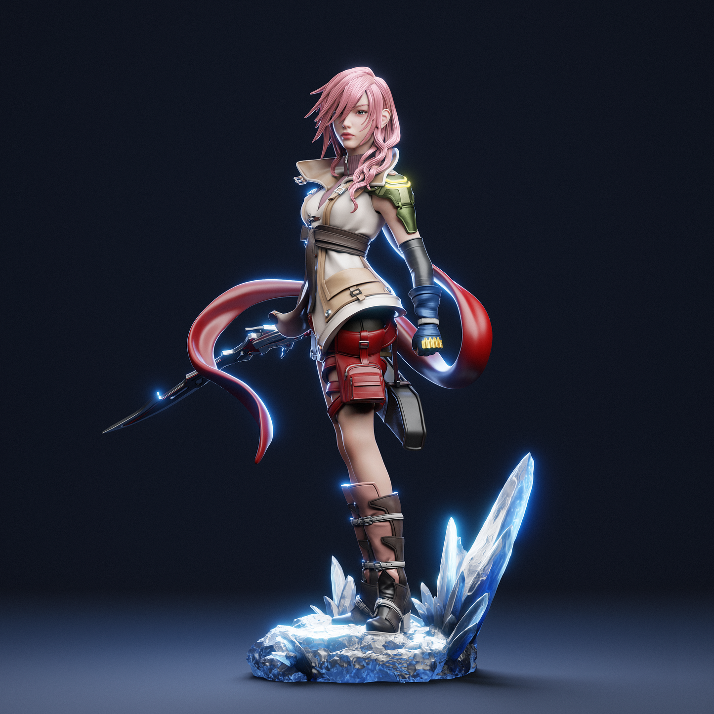 Lightning – Fantasy Warrior 3D STL Model | 1/6 Split, 1/6 Pre-Supported, 1/9 Split & 1/9 Uncut