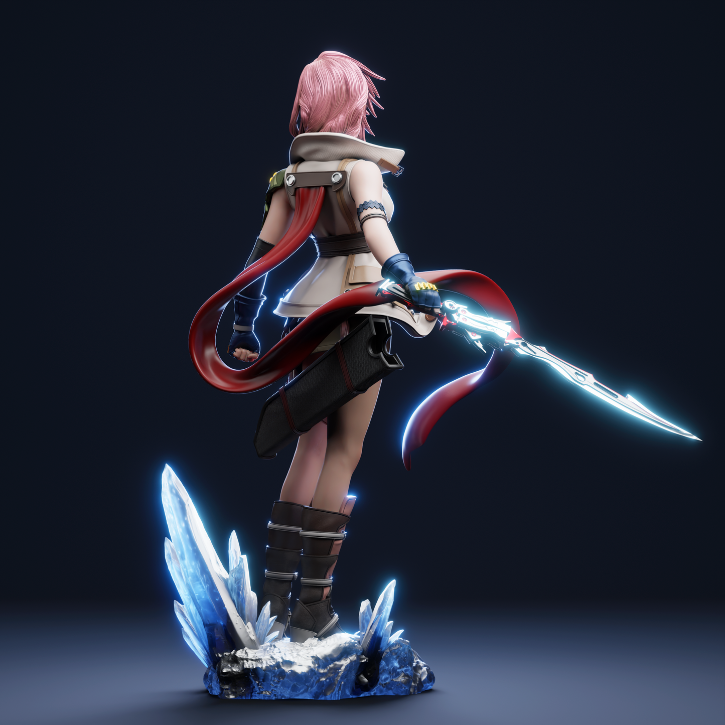 Lightning – Fantasy Warrior 3D STL Model | 1/6 Split, 1/6 Pre-Supported, 1/9 Split & 1/9 Uncut