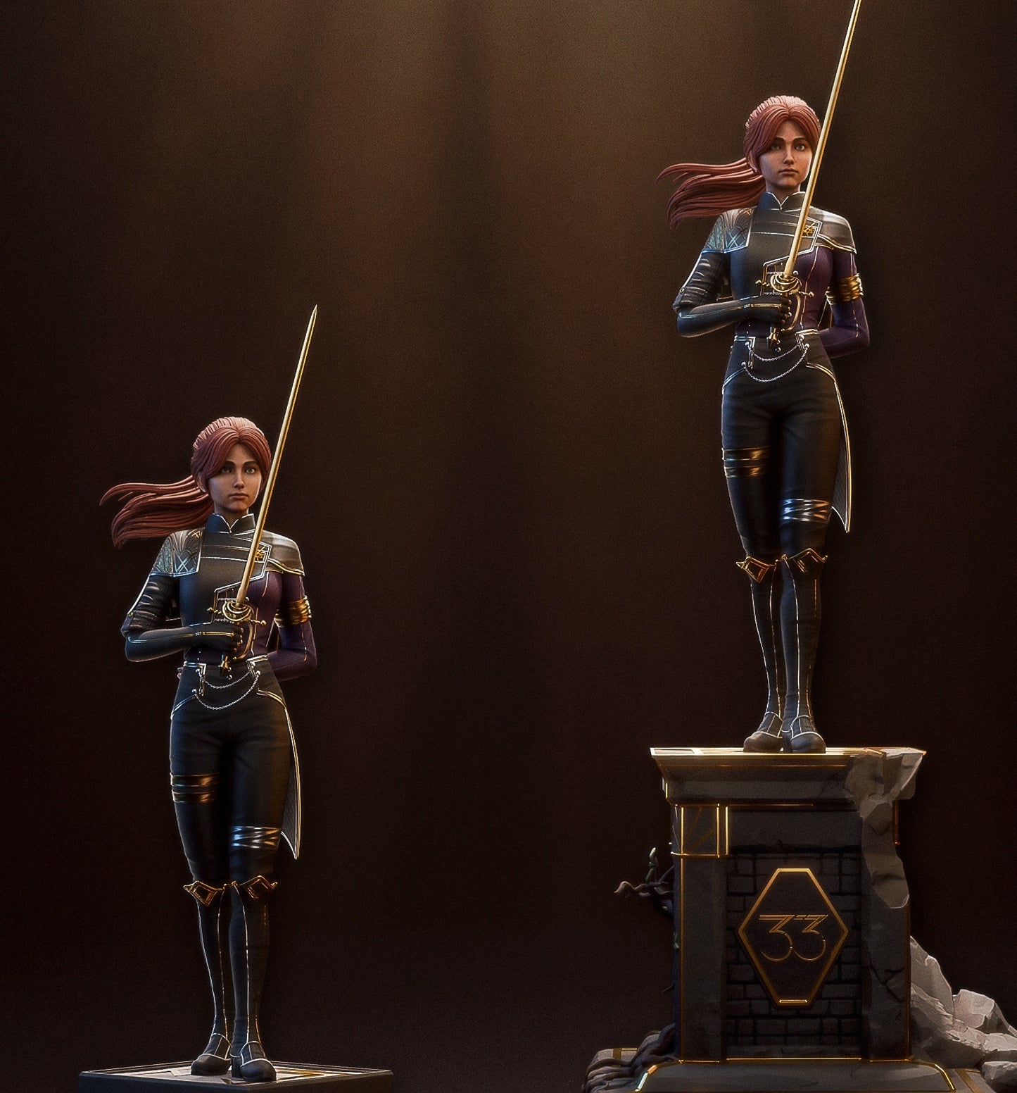 Maelle (Clair Obscur: Expedition 33) 3D Print Model - Pre-Supported & Uncut STL/LYS