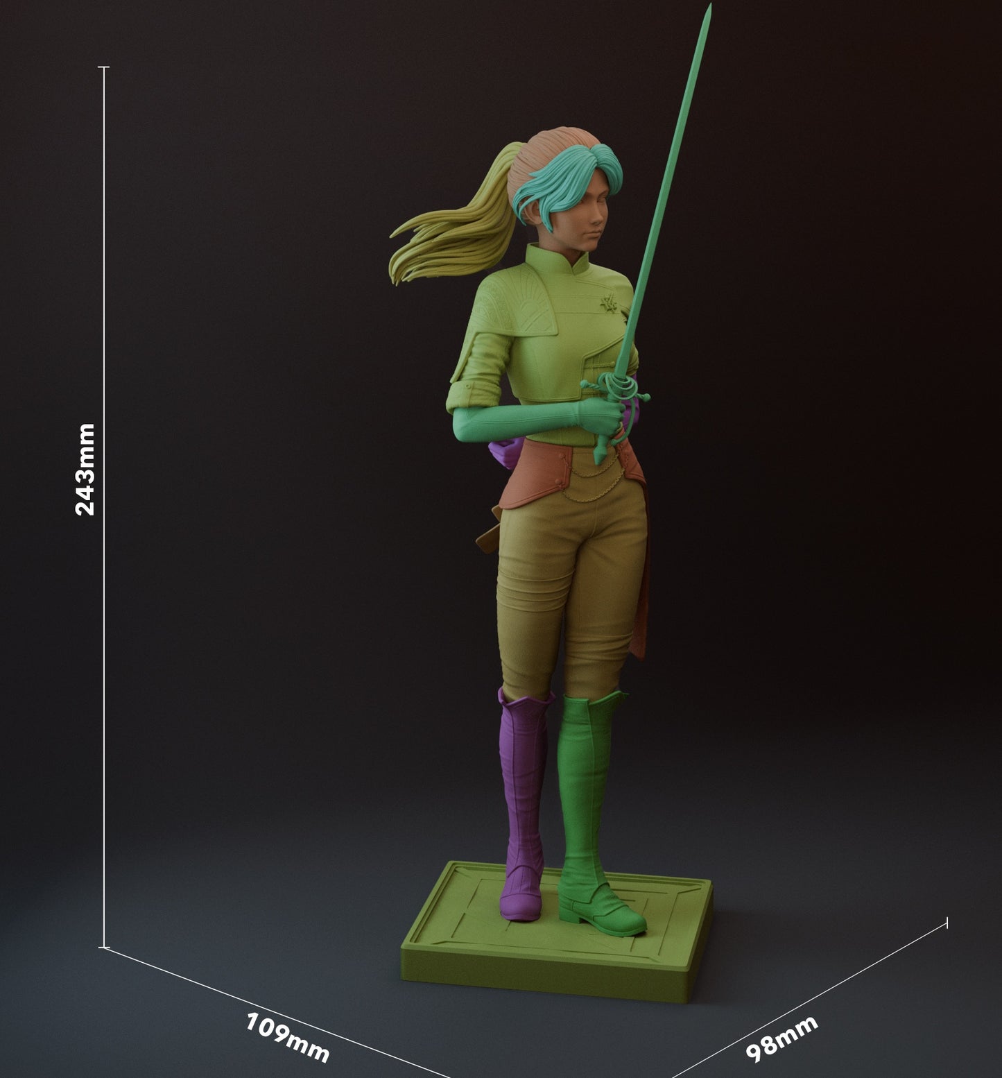 Maelle (Clair Obscur: Expedition 33) 3D Print Model - Pre-Supported & Uncut STL/LYS
