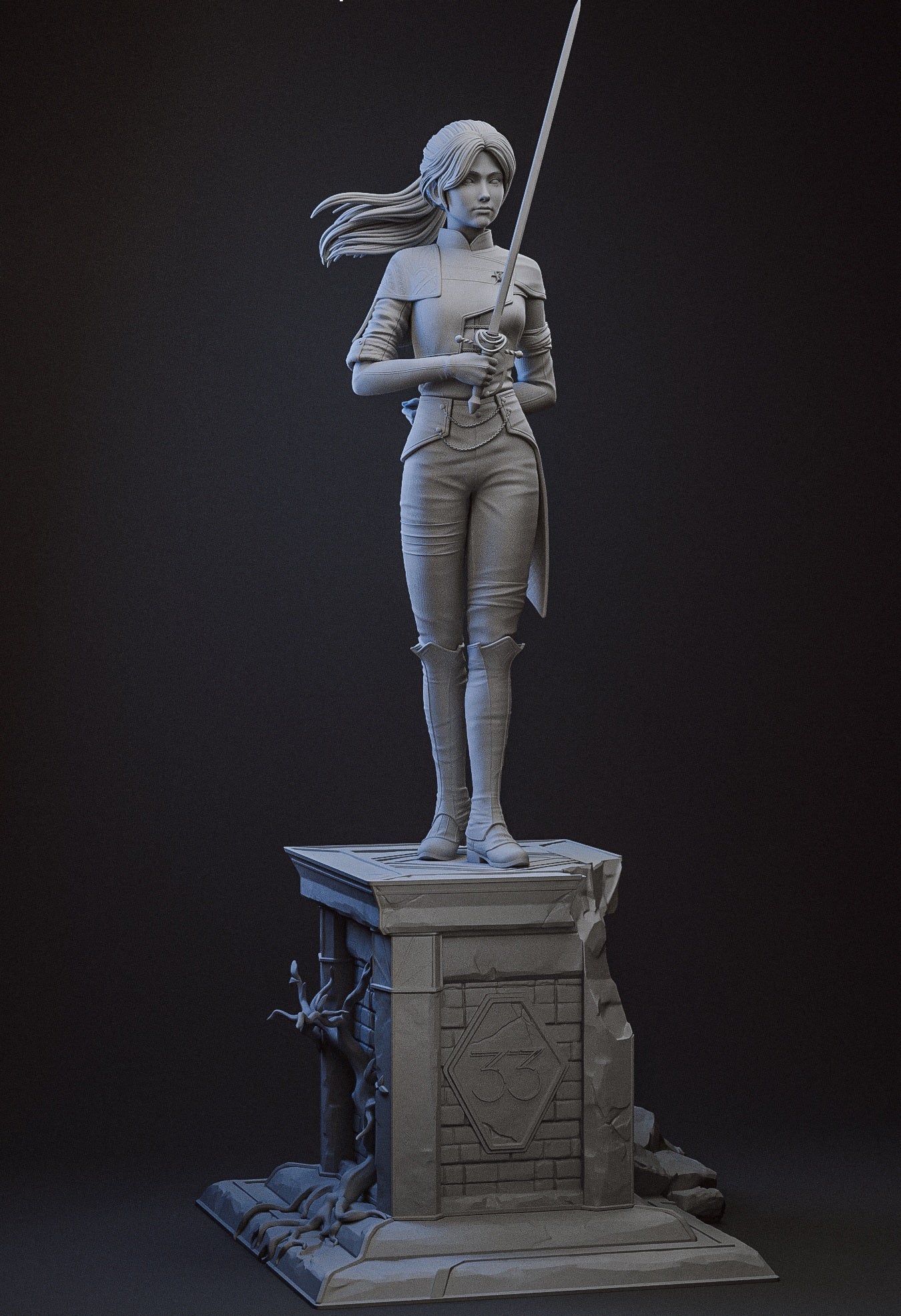 Maelle (Clair Obscur: Expedition 33) 3D Print Model - Pre-Supported & Uncut STL/LYS