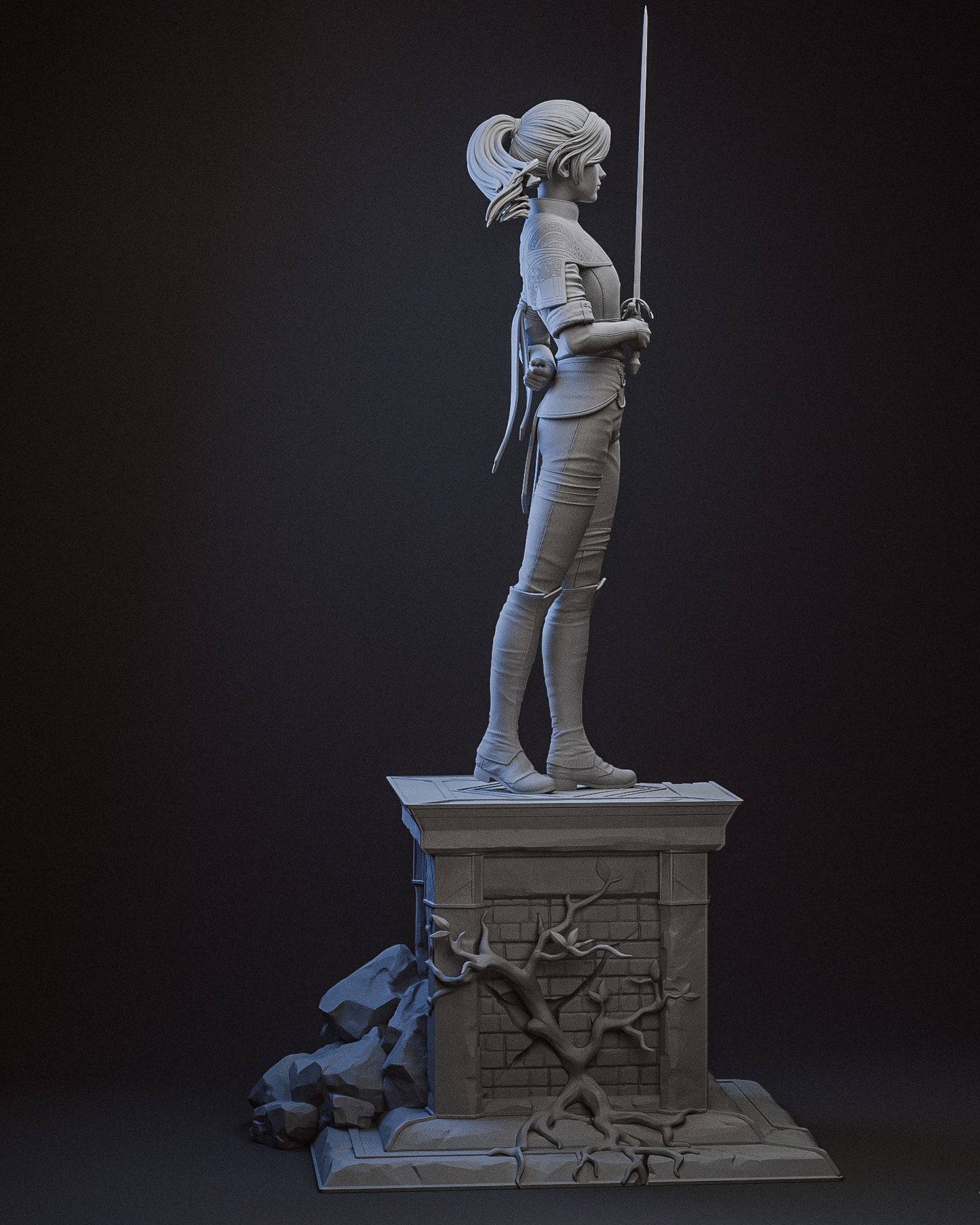 Maelle (Clair Obscur: Expedition 33) 3D Print Model - Pre-Supported & Uncut STL/LYS