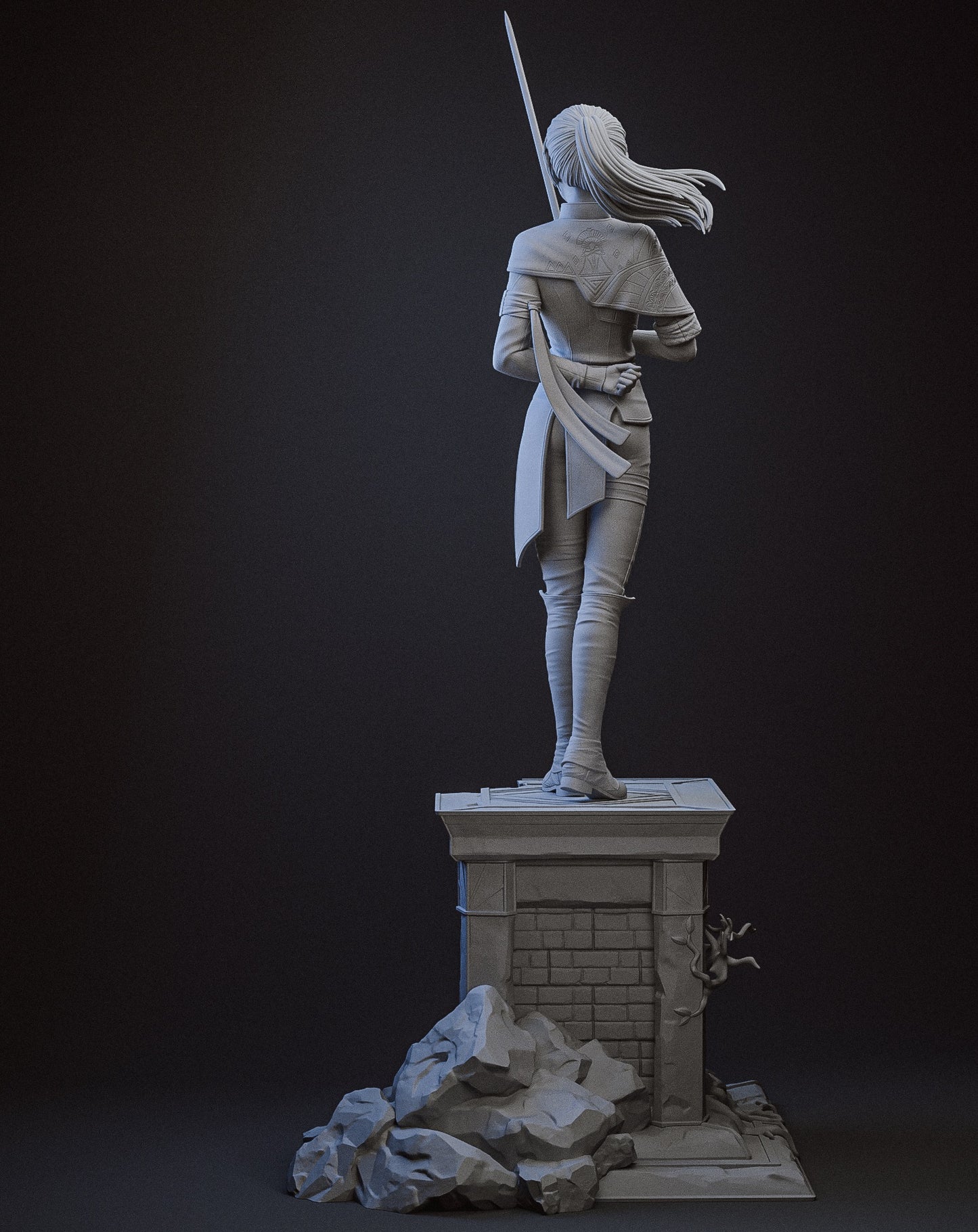 Maelle (Clair Obscur: Expedition 33) 3D Print Model - Pre-Supported & Uncut STL/LYS