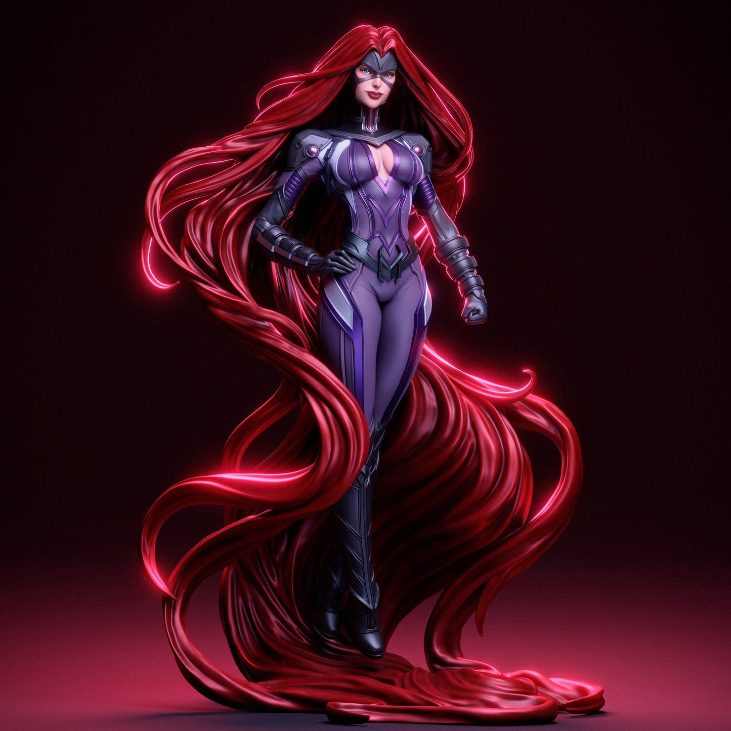 NSFW Medusa 3D STL Printable Figure – Superheroine Fan Art STL for Resin Printing