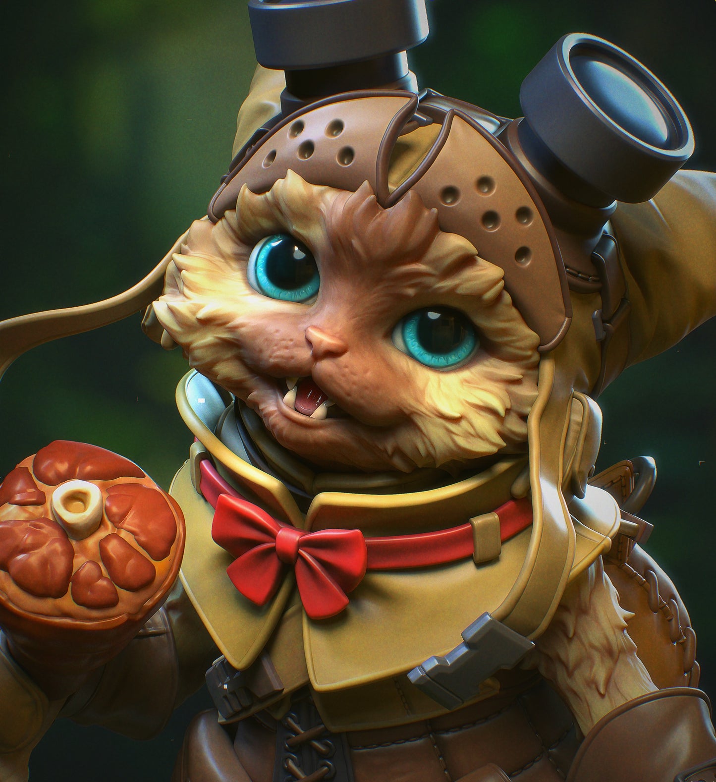 Palico & Toad STL File | Monster Hunter Wilds 3D Print Model | Pre-Supported