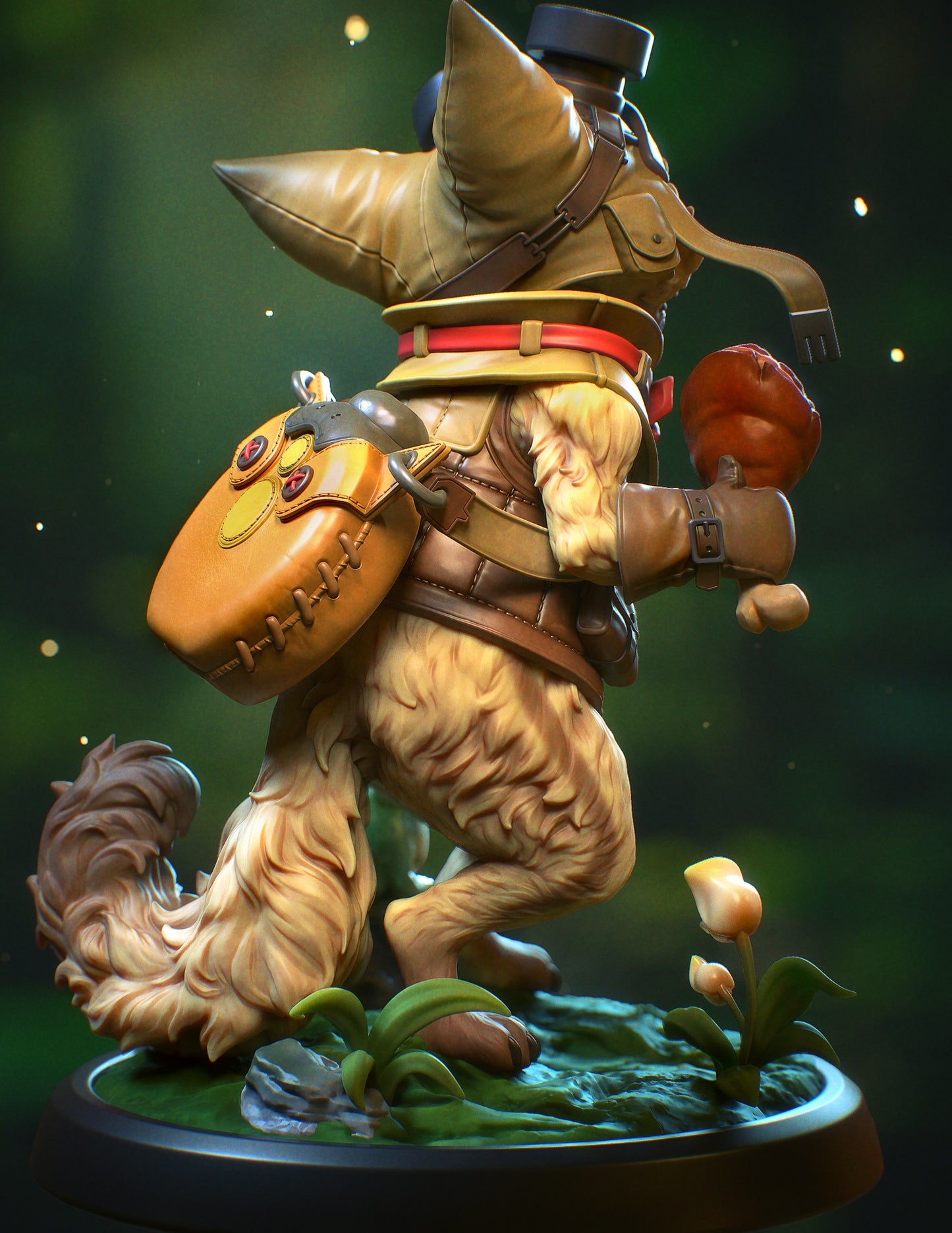 Palico & Toad STL File | Monster Hunter Wilds 3D Print Model | Pre-Supported
