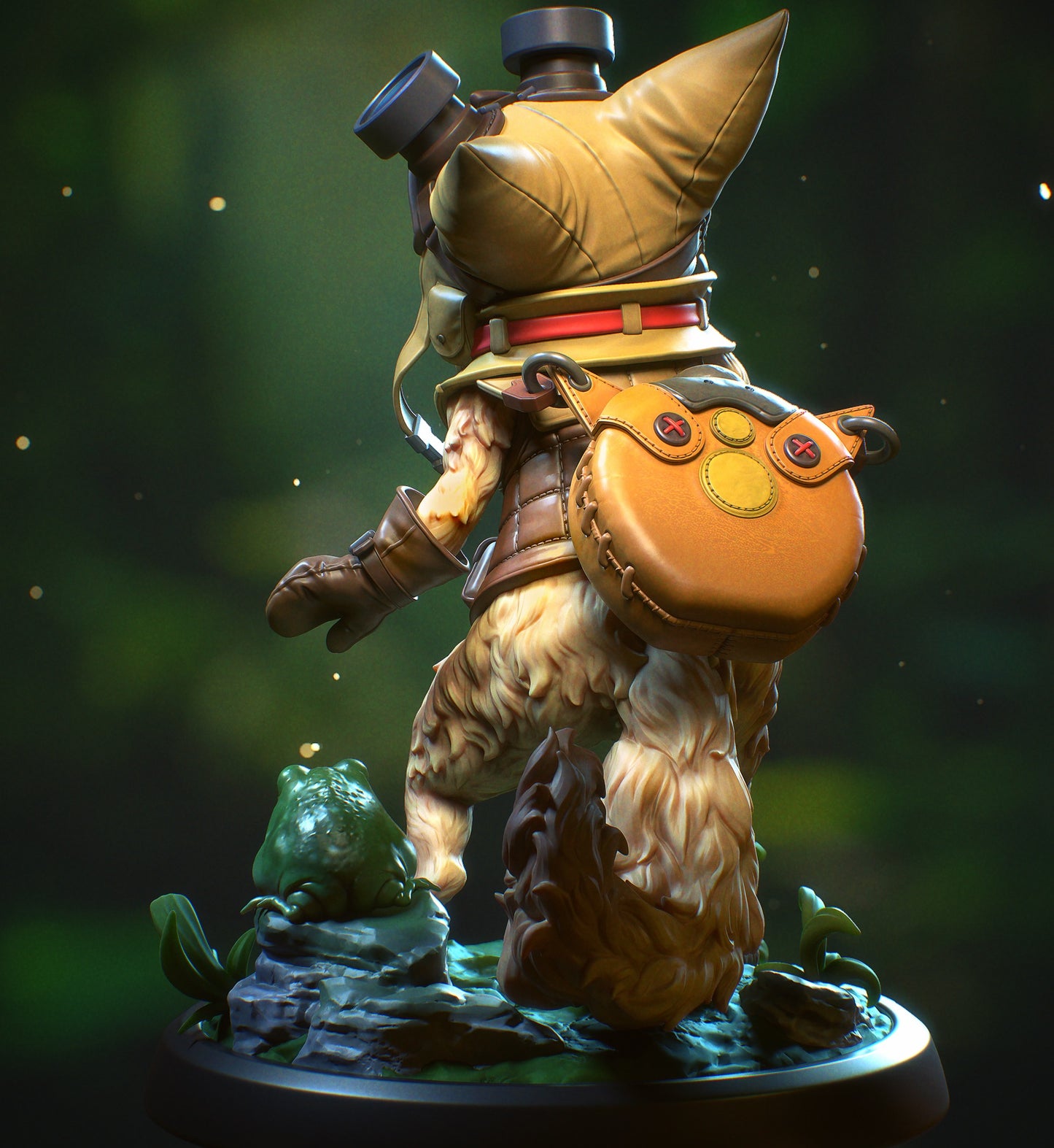 Palico & Toad STL File | Monster Hunter Wilds 3D Print Model | Pre-Supported