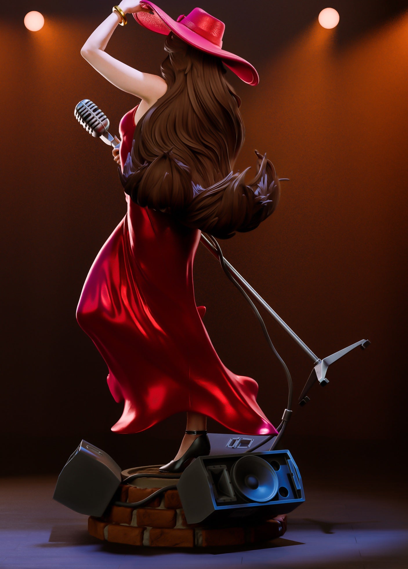 Pauline 3D STL File | Stylized Character 3D Print Model | 1/8 Scale Pre-Supported
