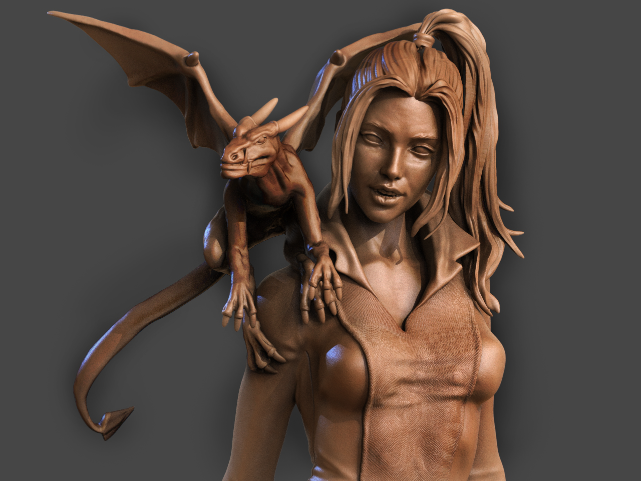 Kitty Pryde (X-Men) 3D Print File: Phasing Mutant Heroine STL - 1:4, 1:9, 1:12 Scale Options - Pre-Supported & Uncut - Dynamic Digital Collectible