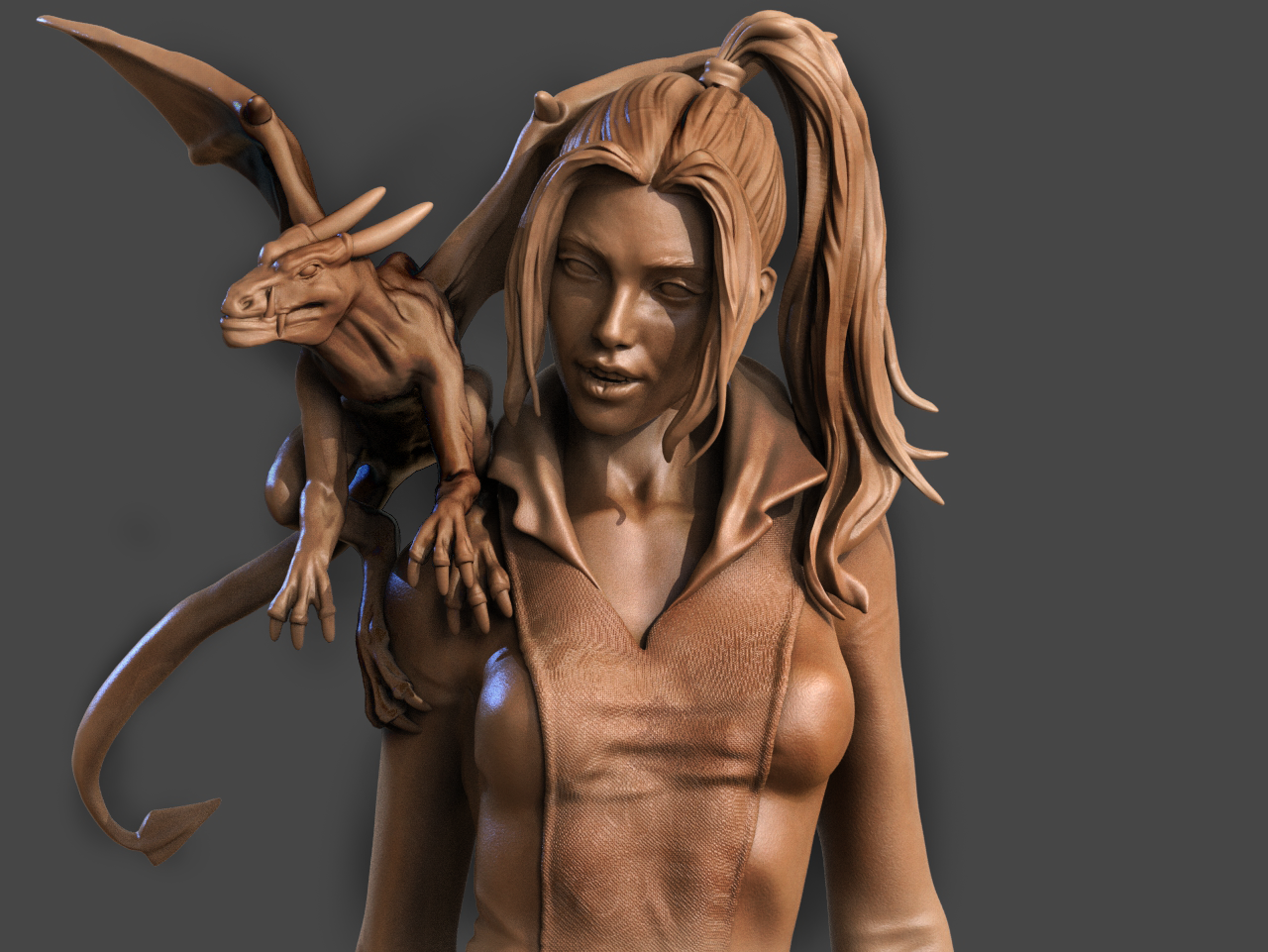 Kitty Pryde (X-Men) 3D Print File: Phasing Mutant Heroine STL - 1:4, 1:9, 1:12 Scale Options - Pre-Supported & Uncut - Dynamic Digital Collectible