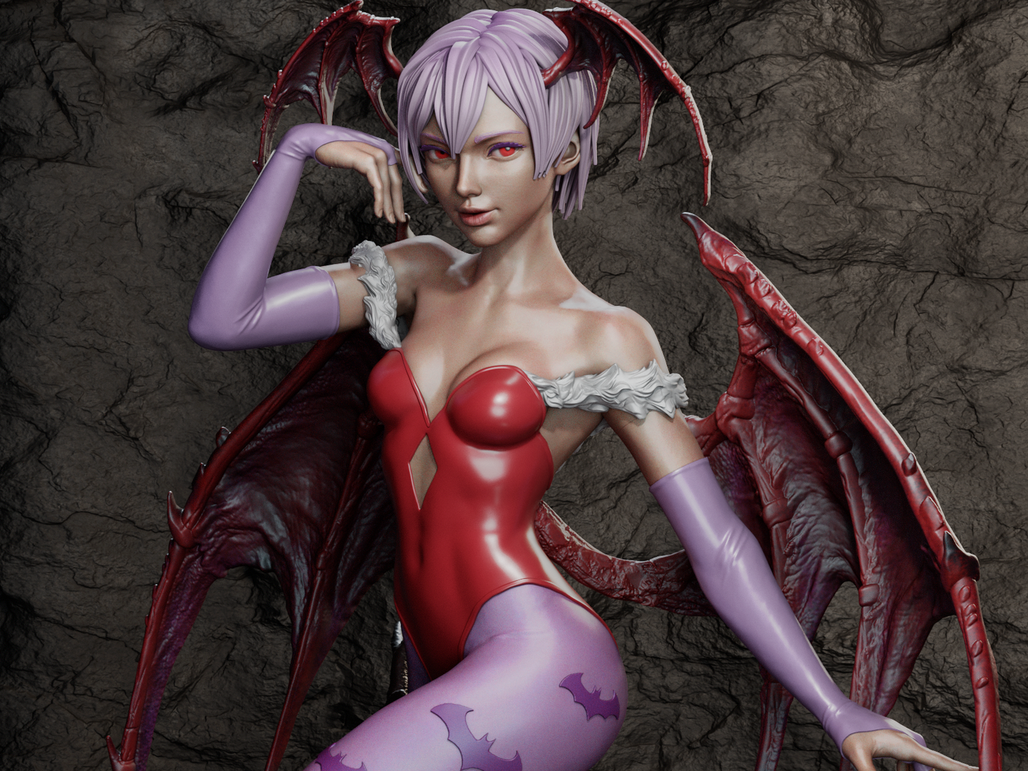 Lilith 3D STL Printable Figure – Dark Fantasy Goddess STL for Resin Printing (1/6 Pre-Supported, 1/9 Split & Uncut)