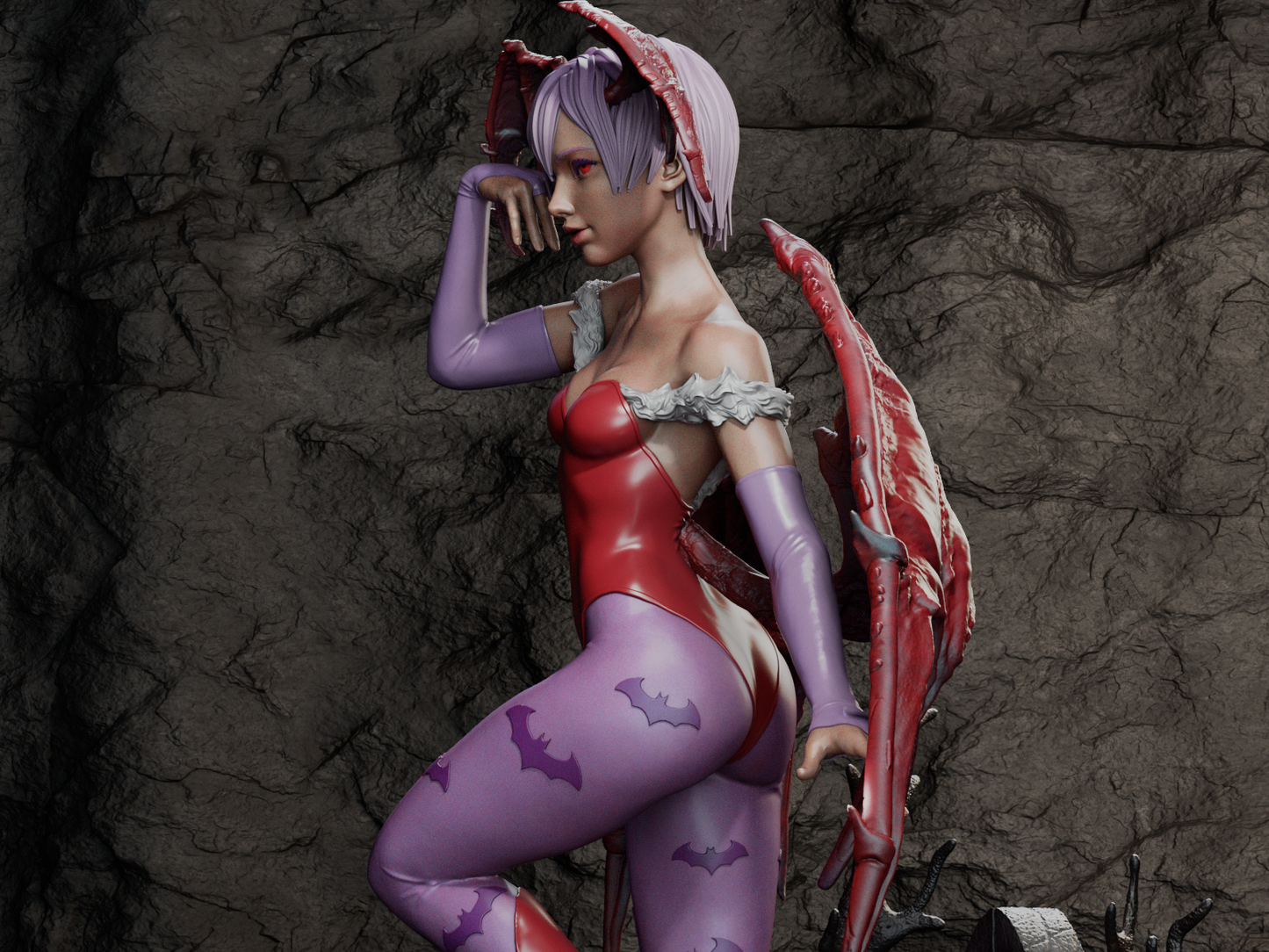 Lilith 3D STL Printable Figure – Dark Fantasy Goddess STL for Resin Printing (1/6 Pre-Supported, 1/9 Split & Uncut)