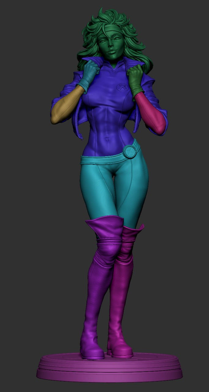 Rogue (X-Men) 3D Print File: Power-Absorbing Mutant STL - 1:4, 1:6, 1:9, 1:12 Scale Options - Pre-Supported & Uncut - Dynamic Digital Collectible