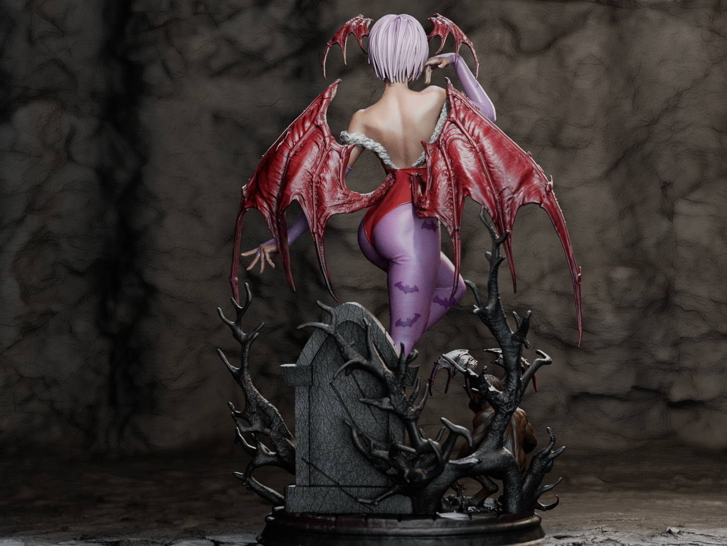 Lilith 3D STL Printable Figure – Dark Fantasy Goddess STL for Resin Printing (1/6 Pre-Supported, 1/9 Split & Uncut)