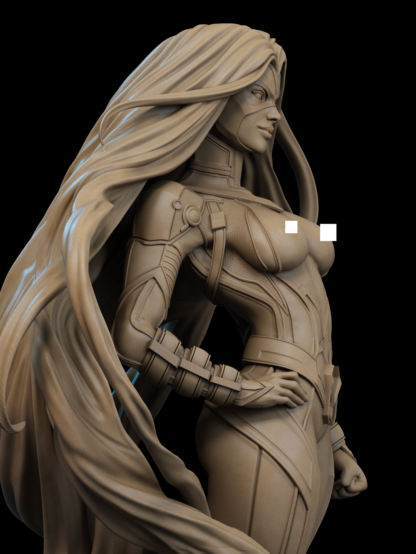 NSFW Medusa 3D STL Printable Figure – Superheroine Fan Art STL for Resin Printing