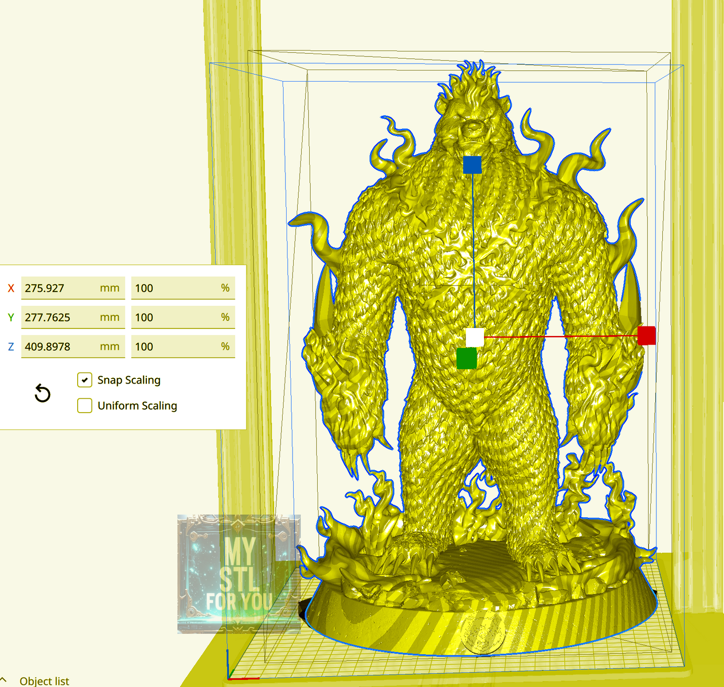 Tank (Solo Leveling) | Resin STL Statue | Pre‑Supported STL + LYS + Unsupported