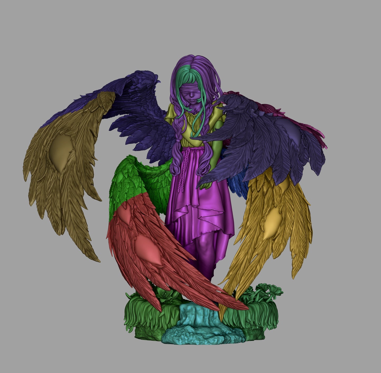 Seraphim STL 3D Model – 1:6 Pre-Supported & 1:9 Uncut / Split