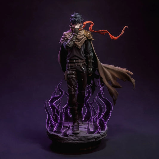 Sung Jinwoo (Solo Leveling) 3D Print Model - Pre-Supported & Uncut STL