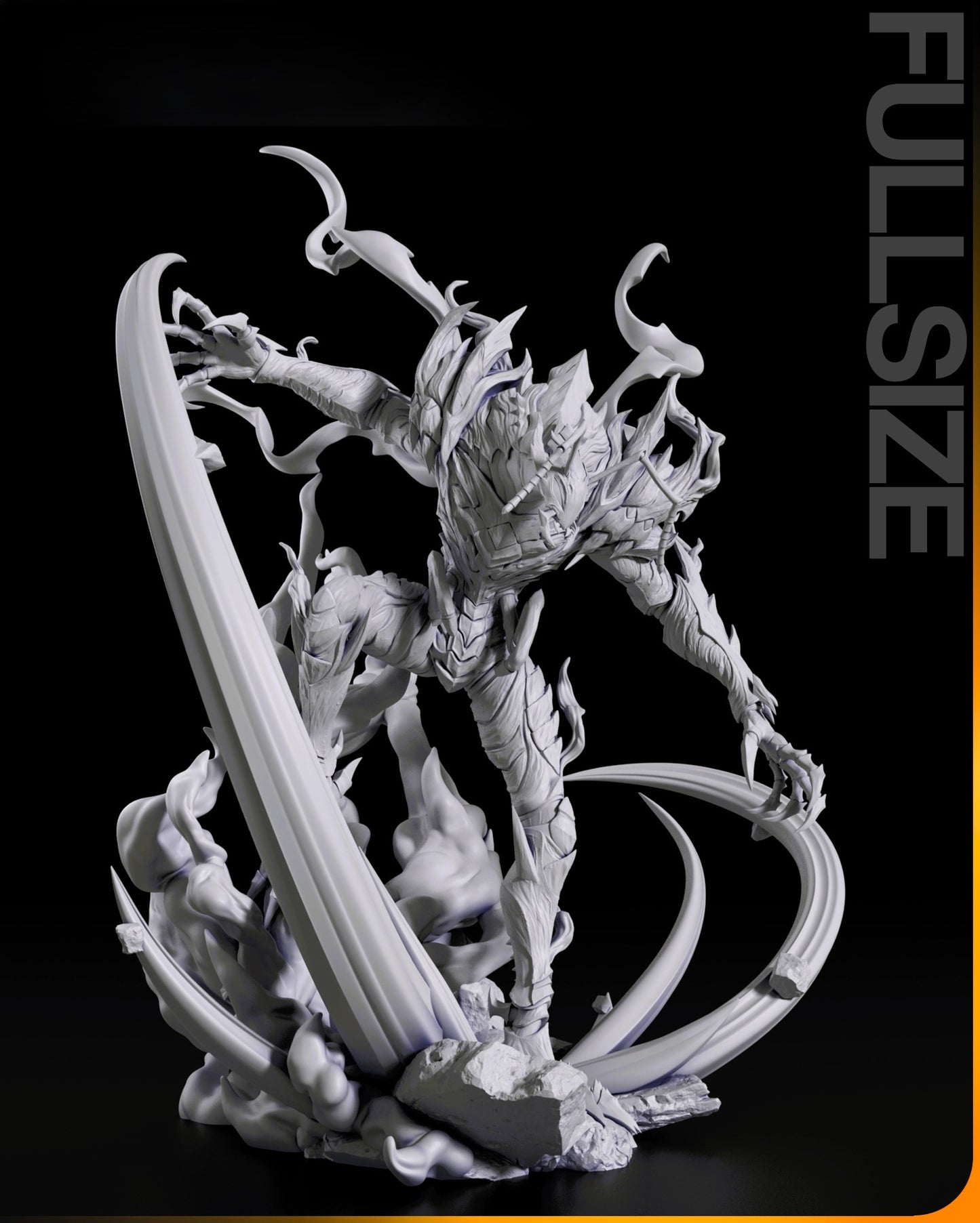 Shadow Beru – Solo Leveling STL Figure | Multiple Sizes & Versions Included