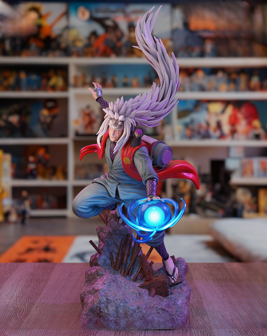 🕶️ Summon the Legend: 3D Printable STL File of Jiraiya – The Toad Sage Rises in Battle-Ready Detail!