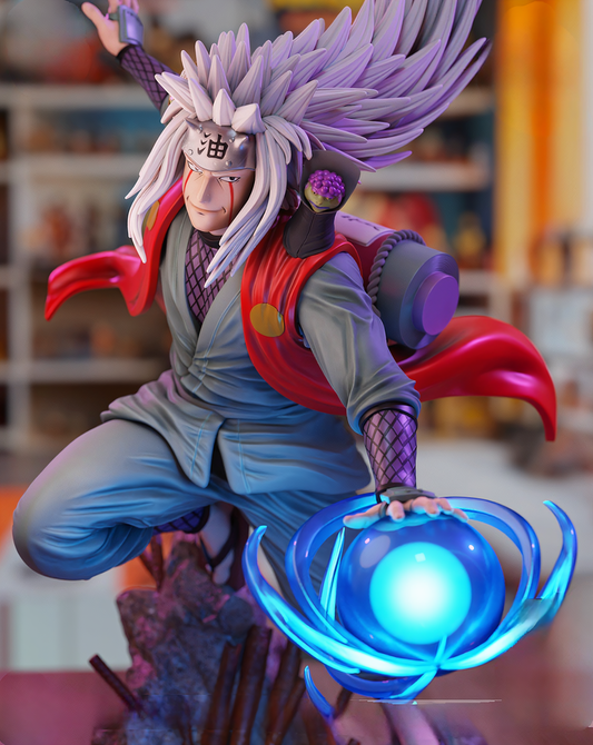 🕶️ Summon the Legend: 3D Printable STL File of Jiraiya – The Toad Sage Rises in Battle-Ready Detail!