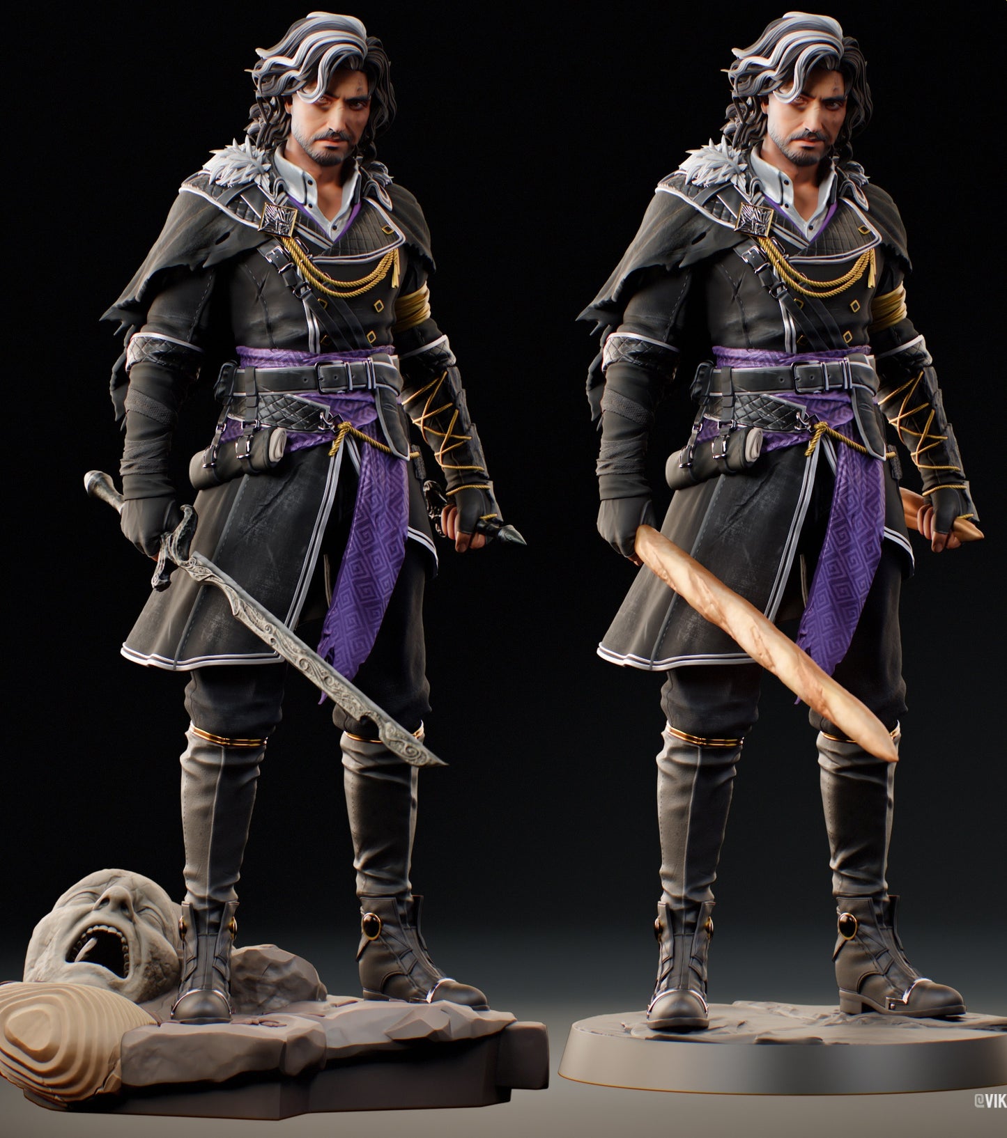 Verso 3D STL File | Clair Obscur : Expedition 33 3D Print Model | 1/8 Scale Pre-Supported Figure